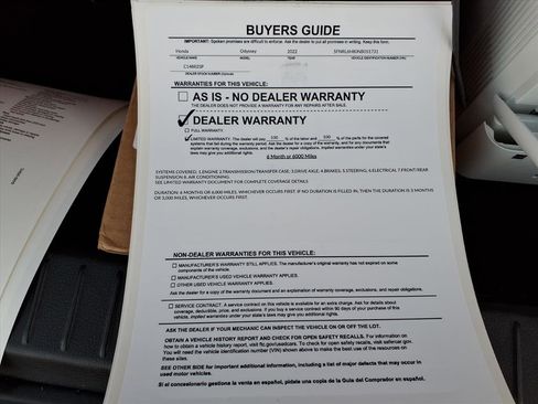 Used 2022 Honda Odyssey Touring image 37