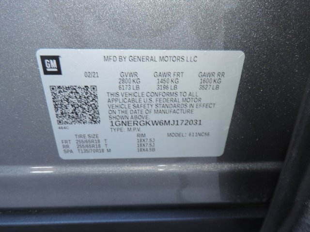 Used 2021 Chevrolet Traverse LT FWD image 16