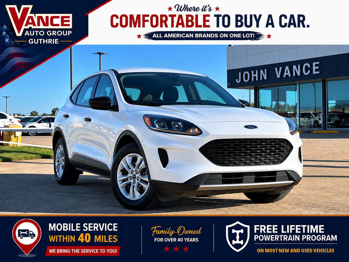 Used 2022 Ford Escape S FWD image 1