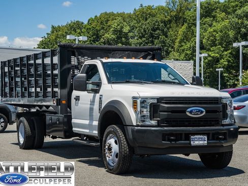 Used 2019 Ford F550 2WD Regular Cab Super Duty w/ Snow Plow Prep Package image 1