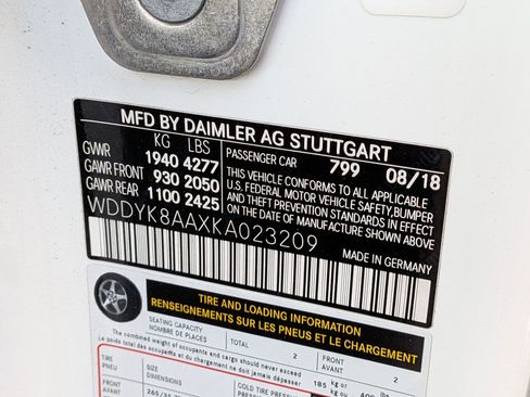 Certified 2019 Mercedes-Benz AMG GT C image 19