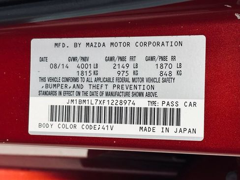 Used 2015 MAZDA MAZDA3 i Touring FWD image 48
