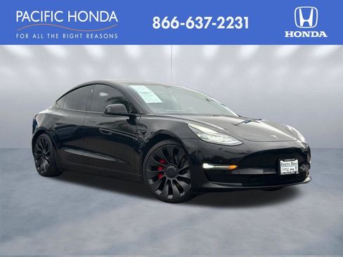 Used 2021 Tesla Model 3 Performance AWD/4WD image 1