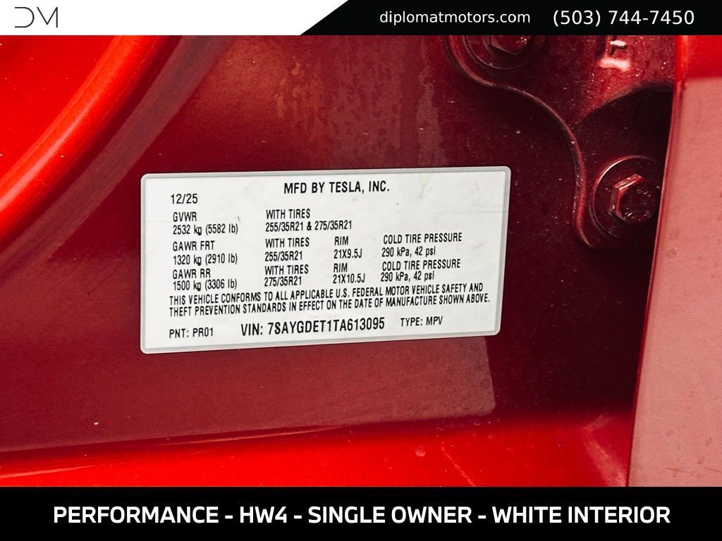 Used 2026 Tesla Model Y Performance AWD/4WD image 43