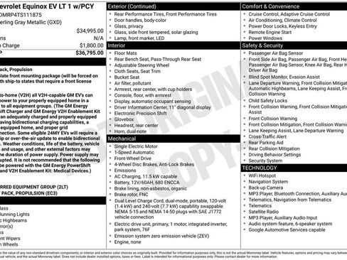 Used 2026 Chevrolet Equinox EV LT FWD image 40