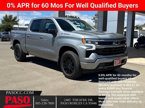 New 2026 Chevrolet Silverado 1500 RST w/ Protection Package AWD/4WD image 1