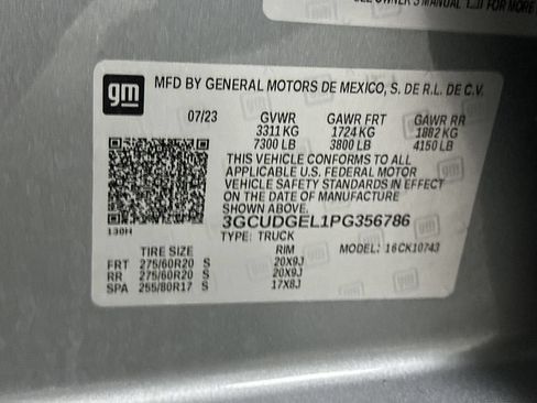 Used 2023 Chevrolet Silverado 1500 LTZ w/ LTZ Convenience Package II AWD/4WD image 17