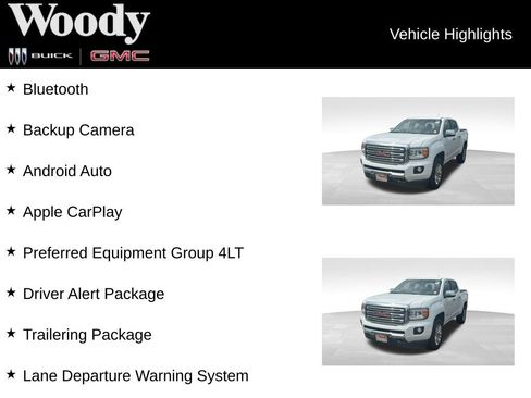 Used 2018 GMC Canyon SLT w/ Driver Alert Package AWD/4WD image 3