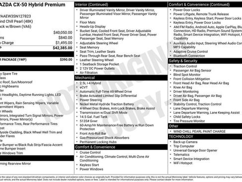 New 2025 MAZDA CX-50 2.5 Hybrid w/ Weather Package image 6