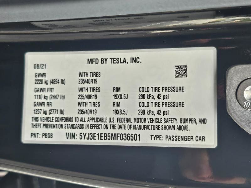Used 2021 Tesla Model 3 Long Range AWD/4WD image 35