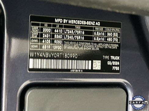 Certified 2024 Mercedes-Benz Sprinter 144 Cargo image 29