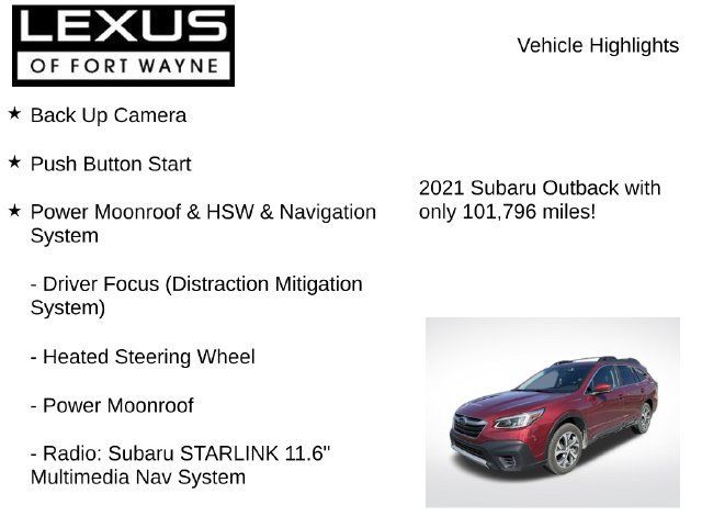 Used 2021 Subaru Outback Limited w/ Popular Package #2 AWD/4WD image 7