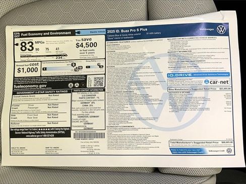 New 2025 Volkswagen ID. Buzz Pro S Plus image 15