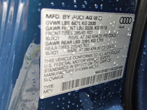 Used 2022 Audi Q8 Premium Plus w/ Premium Plus Package AWD/4WD image 36