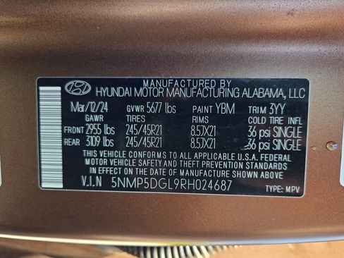Used 2024 Hyundai Santa Fe Calligraphy AWD/4WD image 33