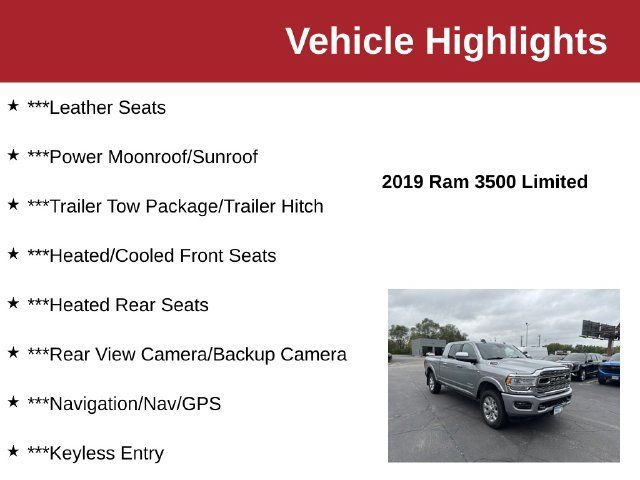 Used 2019 RAM 3500 Limited AWD/4WD image 10