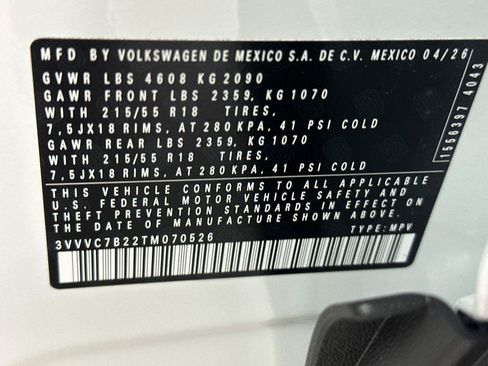 New 2026 Volkswagen Taos SE AWD/4WD image 26