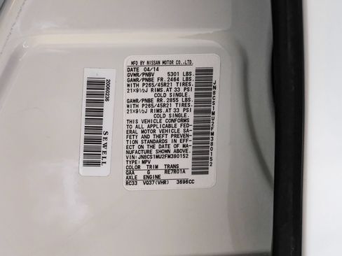 Used 2015 INFINITI QX70 2WD w/ Premium Package image 60