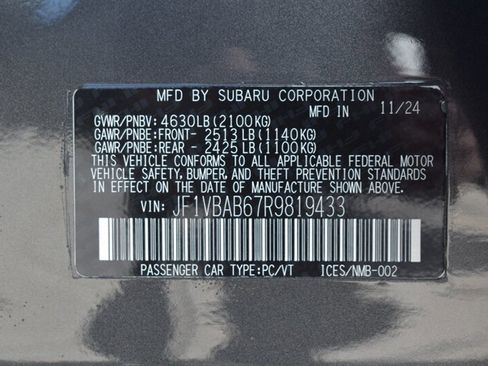Used 2024 Subaru WRX AWD/4WD image 34