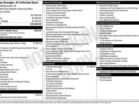 Used 2018 Jeep Wrangler Unlimited Sport w/ Connectivity Group image 10