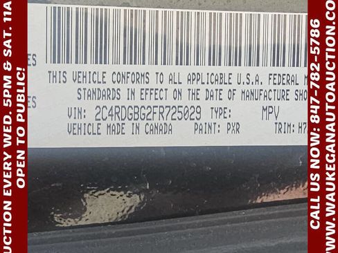 Used 2015 Dodge Grand Caravan SE w/ Quick Order Package 29E SE image 11