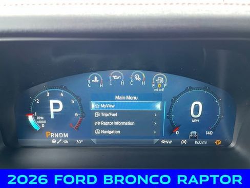 New 2026 Ford Bronco Raptor w/ Interior Carbon Fiber Pack AWD/4WD image 2