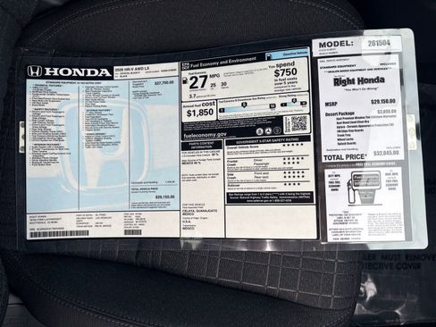 New 2026 Honda HR-V LX image 20