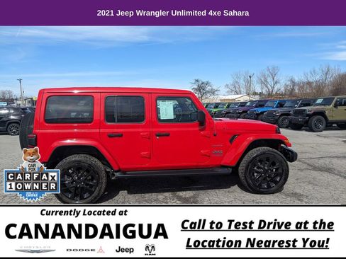 Used 2021 Jeep Wrangler Unlimited Sahara w/ Cold Weather Group AWD/4WD image 2