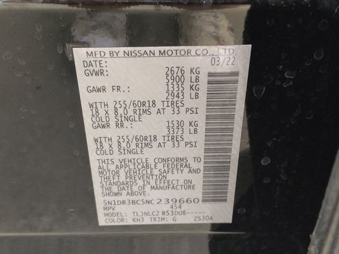 Used 2022 Nissan Pathfinder SV AWD/4WD image 33