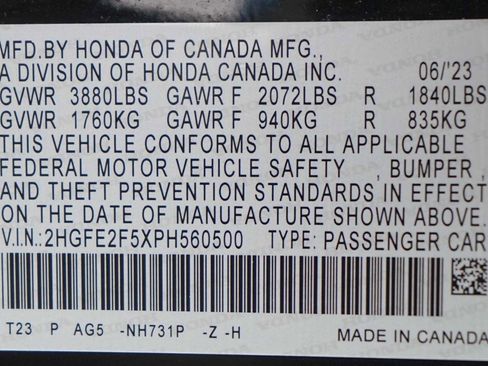 Used 2023 Honda Civic Sport image 30