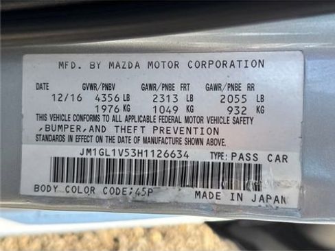 Used 2017 MAZDA MAZDA6 Touring image 23