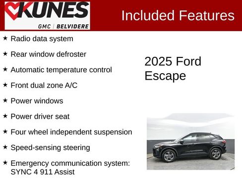 Used 2025 Ford Escape ST-Line AWD/4WD image 2