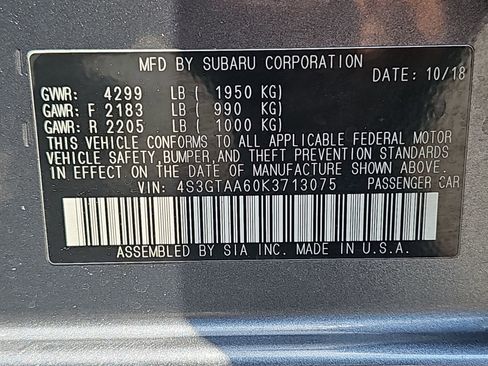 Used 2019 Subaru Impreza 2.0i AWD/4WD image 37
