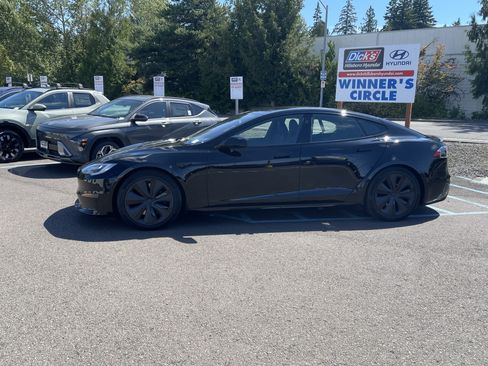Used 2021 Tesla Model S Plaid AWD/4WD image 2