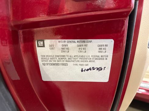 Used 2008 Chevrolet Corvette Convertible w/ Preferred Equipment Group RWD image 60