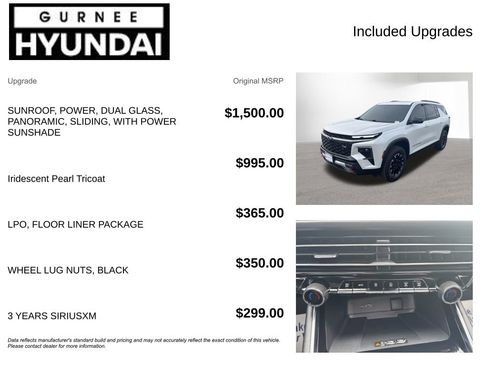 Used 2025 Chevrolet Traverse Z71 w/ LPO, Floor Liner Package AWD/4WD image 4