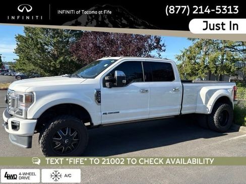 Used 2020 Ford F350 Platinum AWD/4WD image 1