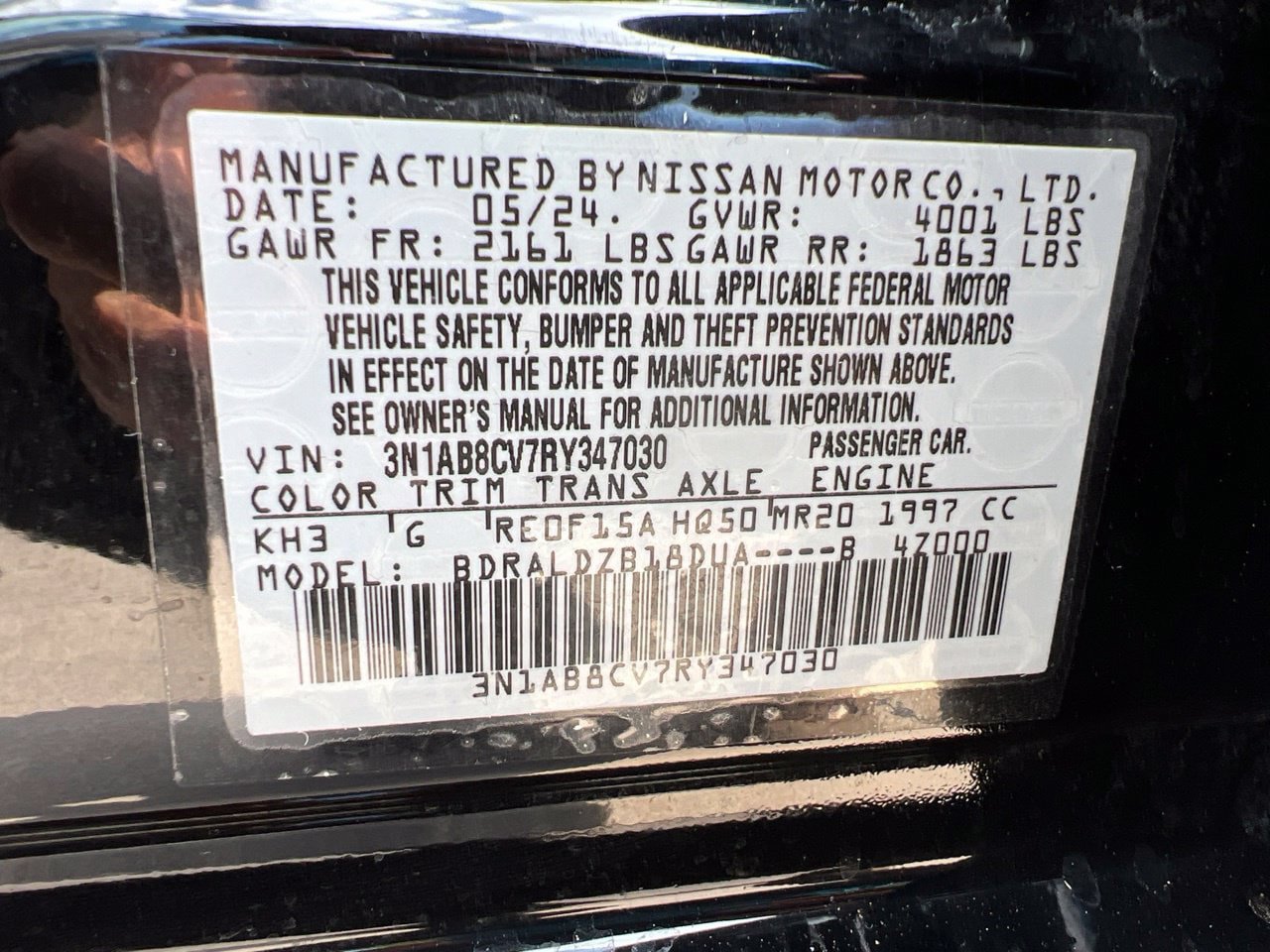 Used 2024 Nissan Sentra SV FWD image 28