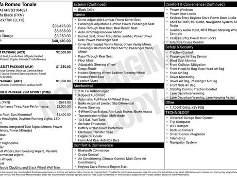 New 2025 Alfa Romeo Tonale w/ Premium Package image 6