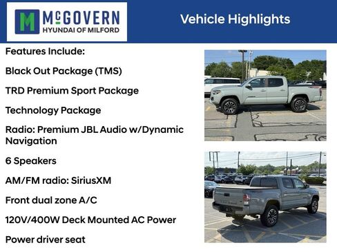 Used 2023 Toyota Tacoma TRD Sport w/ TRD Premium Sport Package AWD/4WD image 4