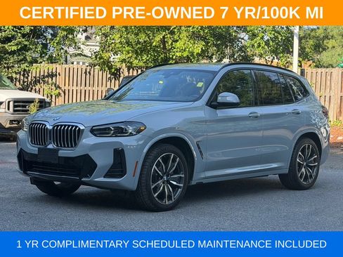 Used 2022 BMW X3 xDrive30i w/ M Sport Package 2 AWD/4WD image 3