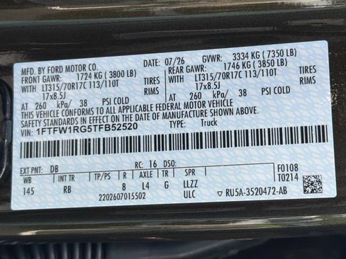 New 2026 Ford F150 Raptor AWD/4WD image 26
