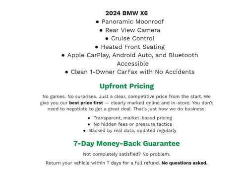 Used 2024 BMW X6 xDrive40i w/ M Sport Professional Package AWD/4WD image 26