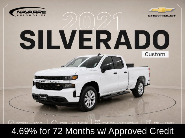Used 2021 Chevrolet Silverado 1500 Custom RWD image 1