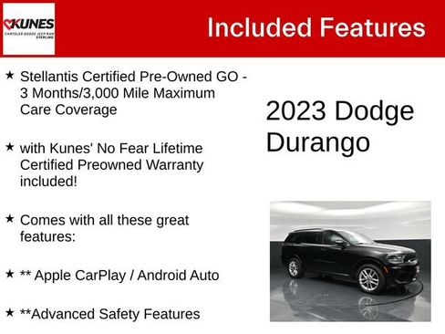 Certified 2023 Dodge Durango GT AWD/4WD image 4