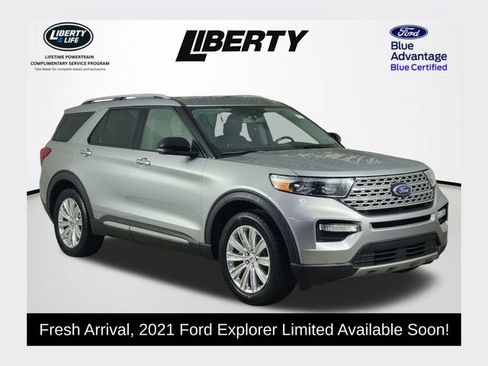 Certified 2021 Ford Explorer Limited w/ Equipment Group 301A image 1