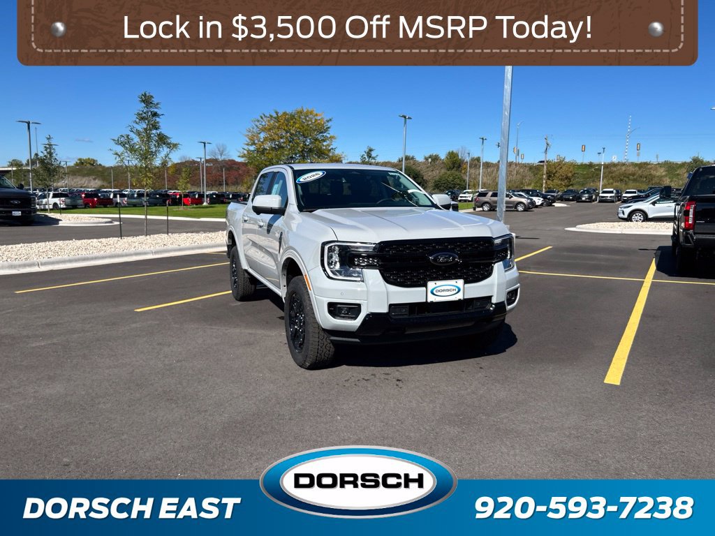 New 2026 Ford Ranger Lariat w/ Black Appearance Package AWD/4WD image 3