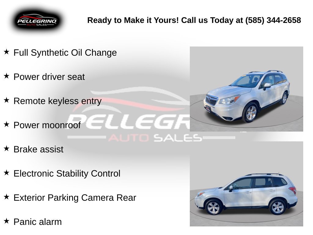 Used 2015 Subaru Forester 2.5i Premium w/ All-Weather Package AWD/4WD image 5