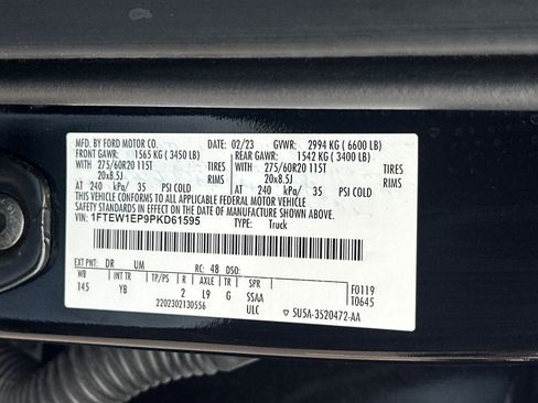 Certified 2023 Ford F150 XLT w/ Equipment Group 302A High image 34