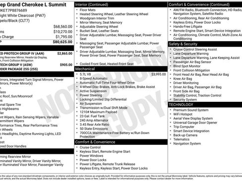 Used 2023 Jeep Grand Cherokee L Summit w/ Advanced Protech Group IV image 40